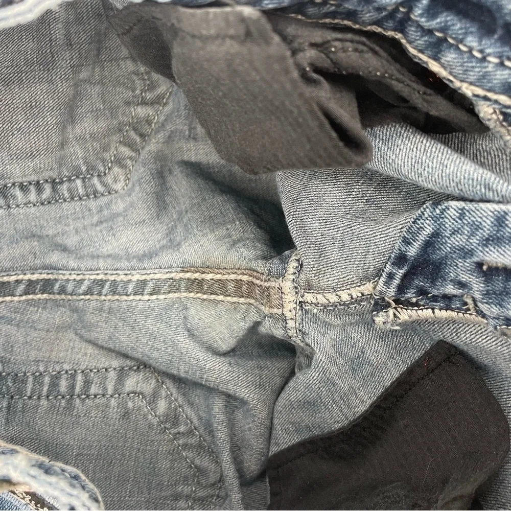 MISS ME JEANS Women’s JE534OB5X Boot Distressed knees embellished pockets sz 25 - Picture 14 of 14